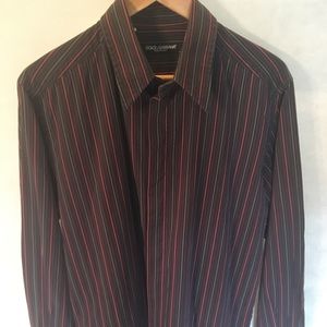 Dolce & Gabbana 100% Cotton Mens Button Up Shirt